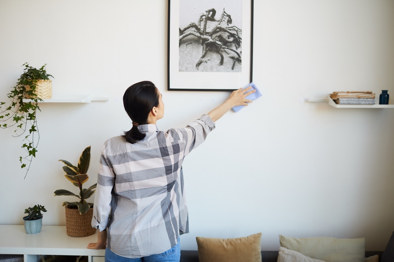 Bilder reinigen: Pflege für Leinwand-, Glas- und mehrteilige Bilder