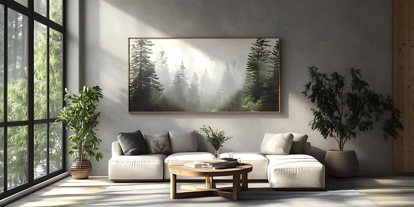 Leinwandbilder mit Naturlandschaften: wann und wo sie im Dekor am besten wirken