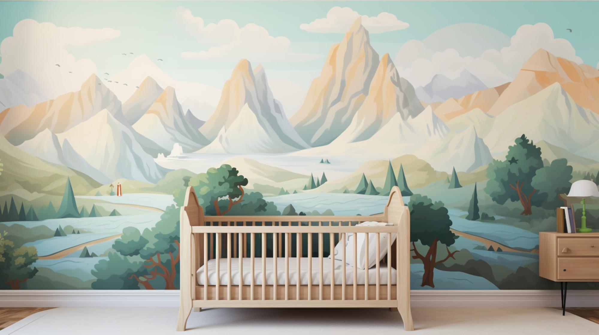 Fototapete fürs Kinderzimmer: sichere, praktische und leicht wechselbare Ideen