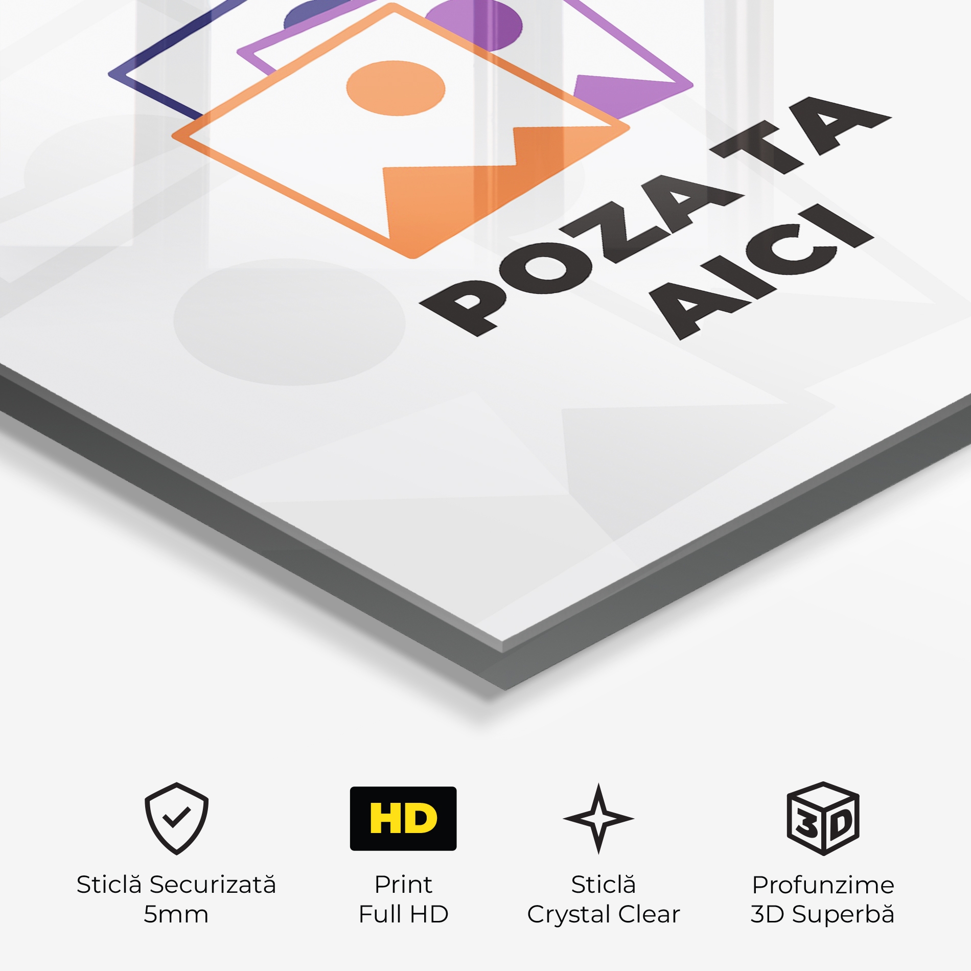 Materialien: personalisiertes Glasbild