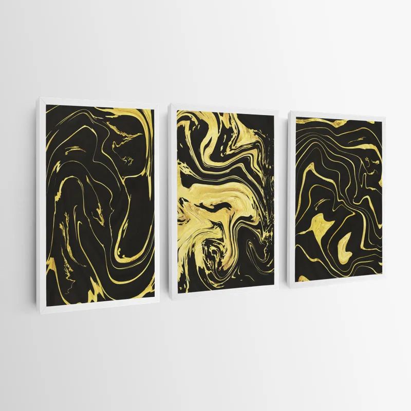 Abstract Gold Lines mockup 0