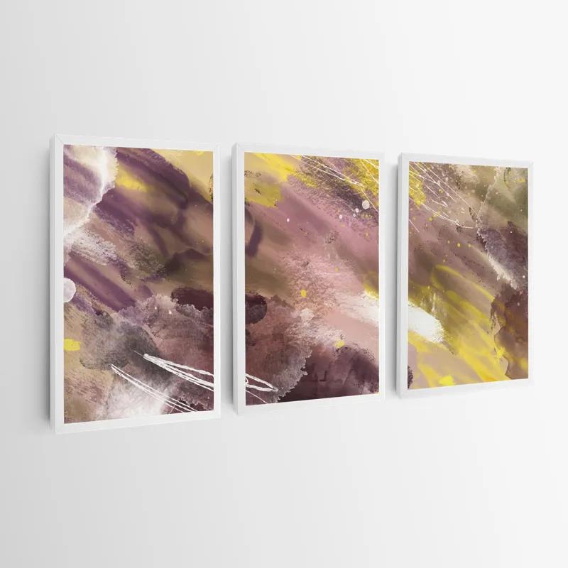 Mehrteiliges Leinwandbild Purple Set mockup 0