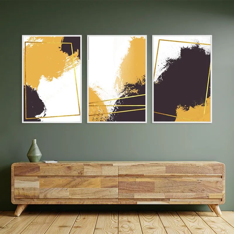 Gold Square Set mockup 2