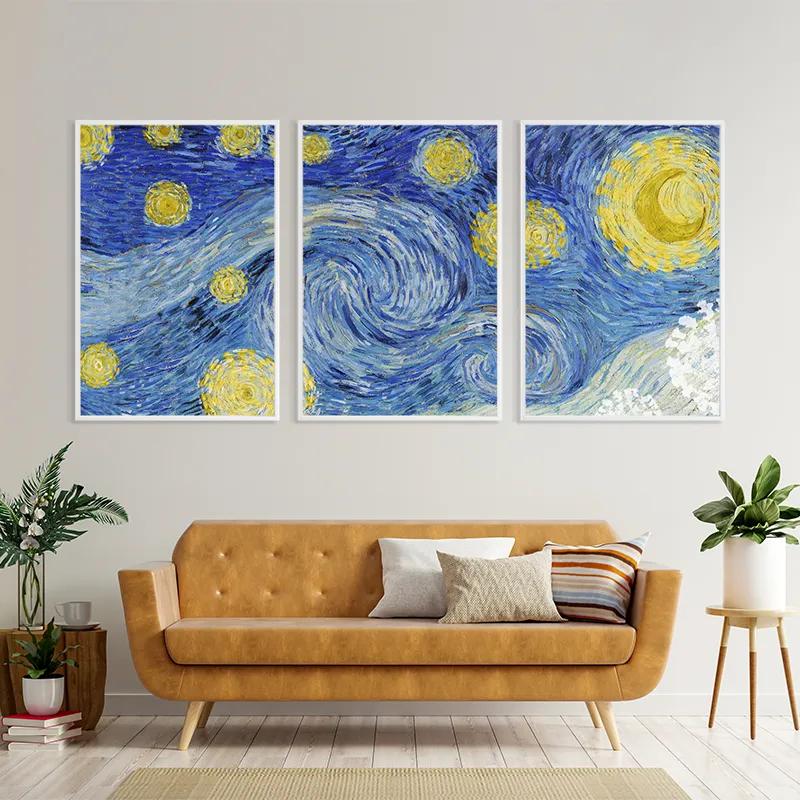 Mehrteiliges Leinwandbild Painting Set mockup 4