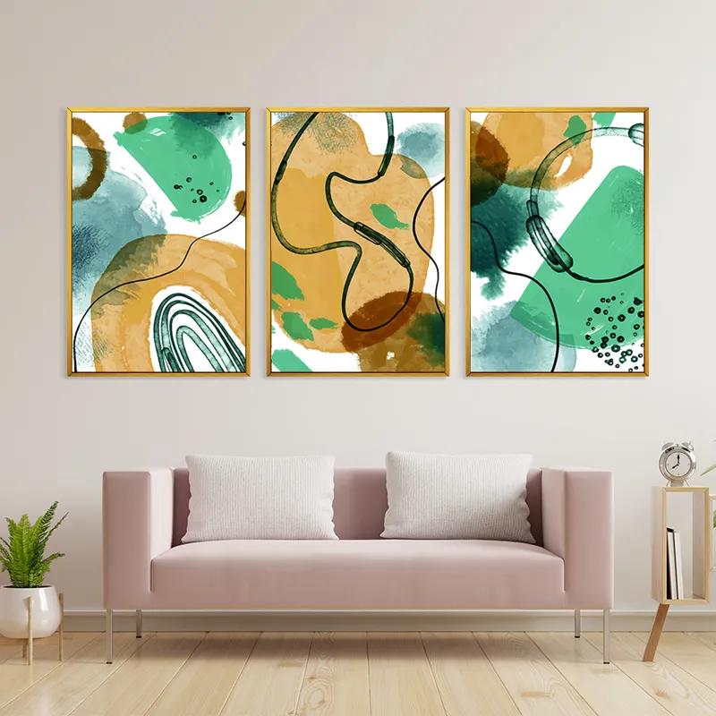 Mehrteiliges Leinwandbild Bluerown Set mockup 3