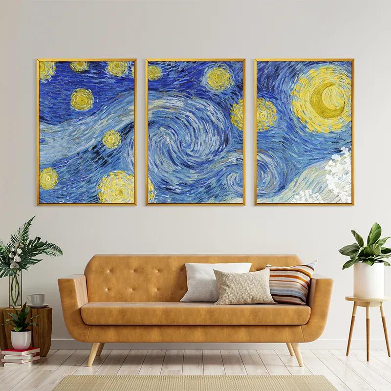 Mehrteiliges Leinwandbild Painting Set mockup 4