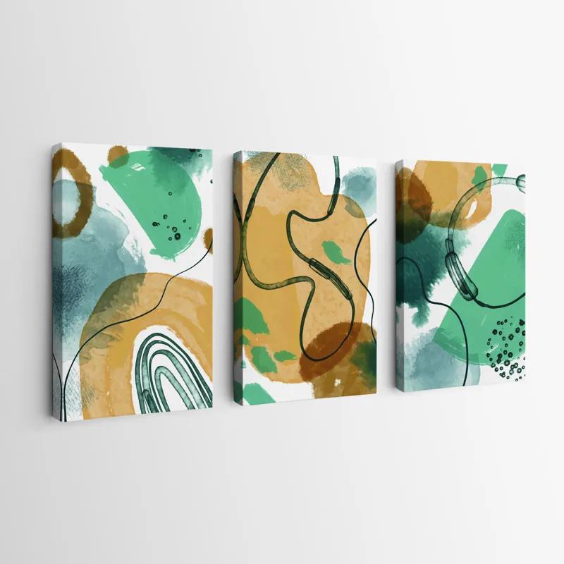 Mehrteiliges Leinwandbild Bluerown Set mockup 0