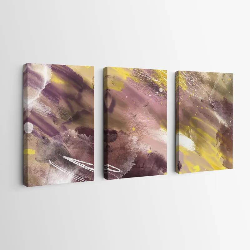 Mehrteiliges Leinwandbild Purple Set mockup 0