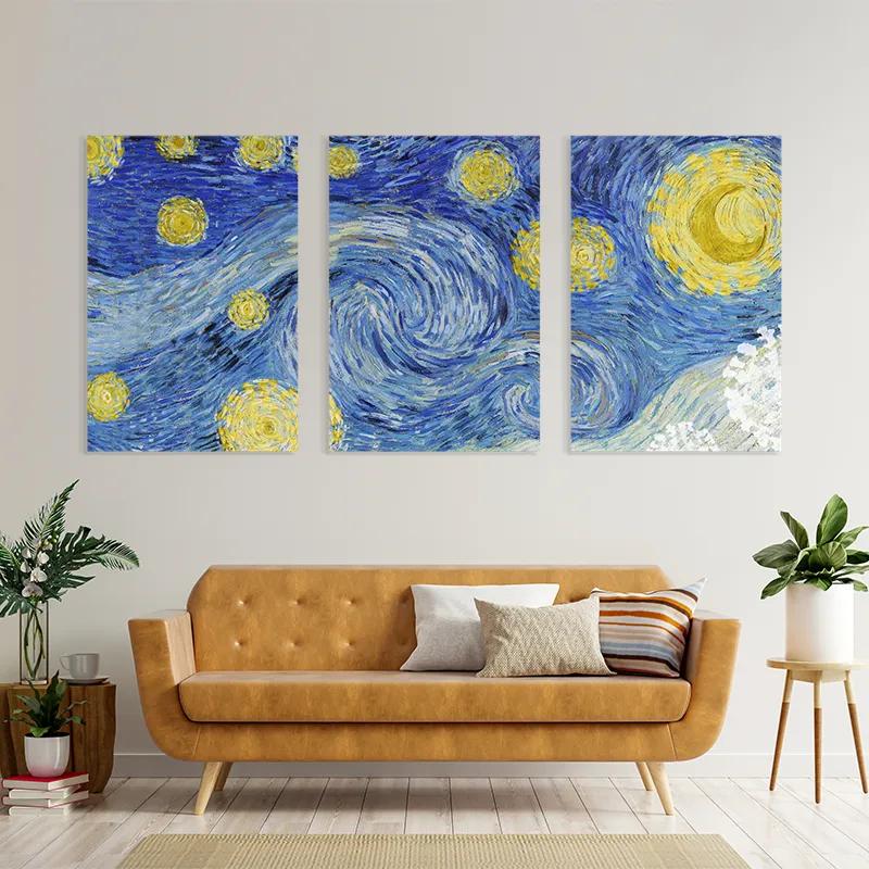 Mehrteiliges Leinwandbild Painting Set mockup 4