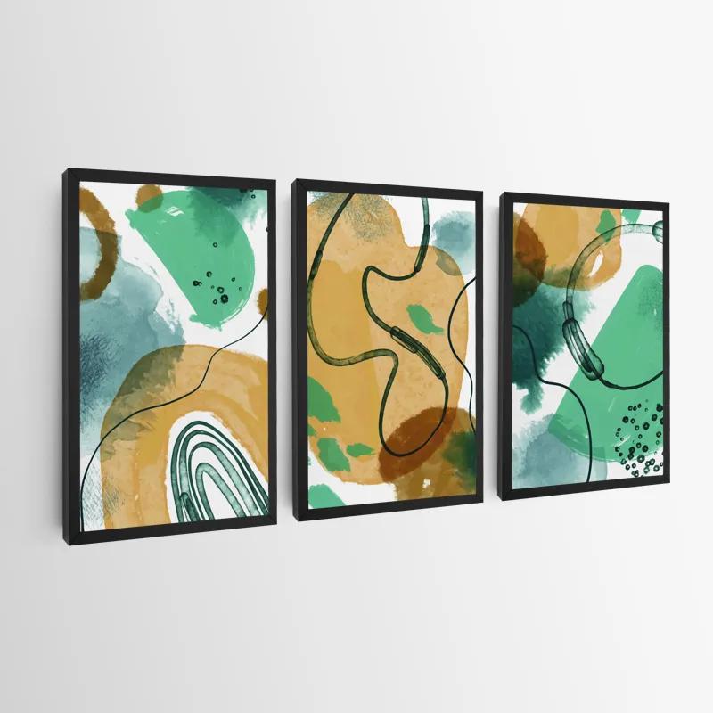 Mehrteiliges Leinwandbild Bluerown Set mockup 0