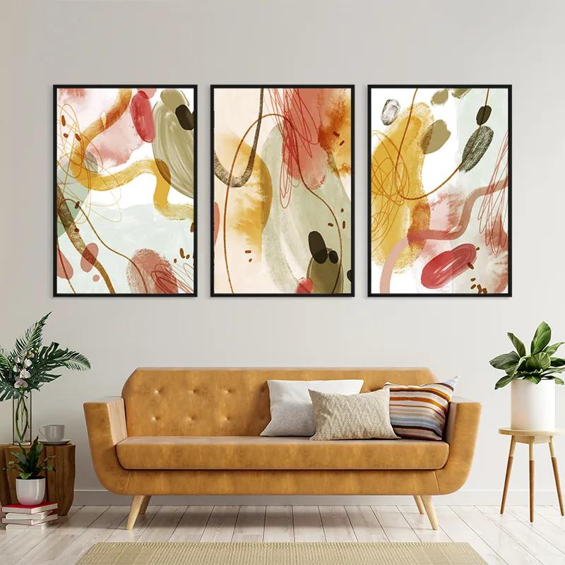 Mehrteiliges Leinwandbild Autumn Colorsrt mockup 4