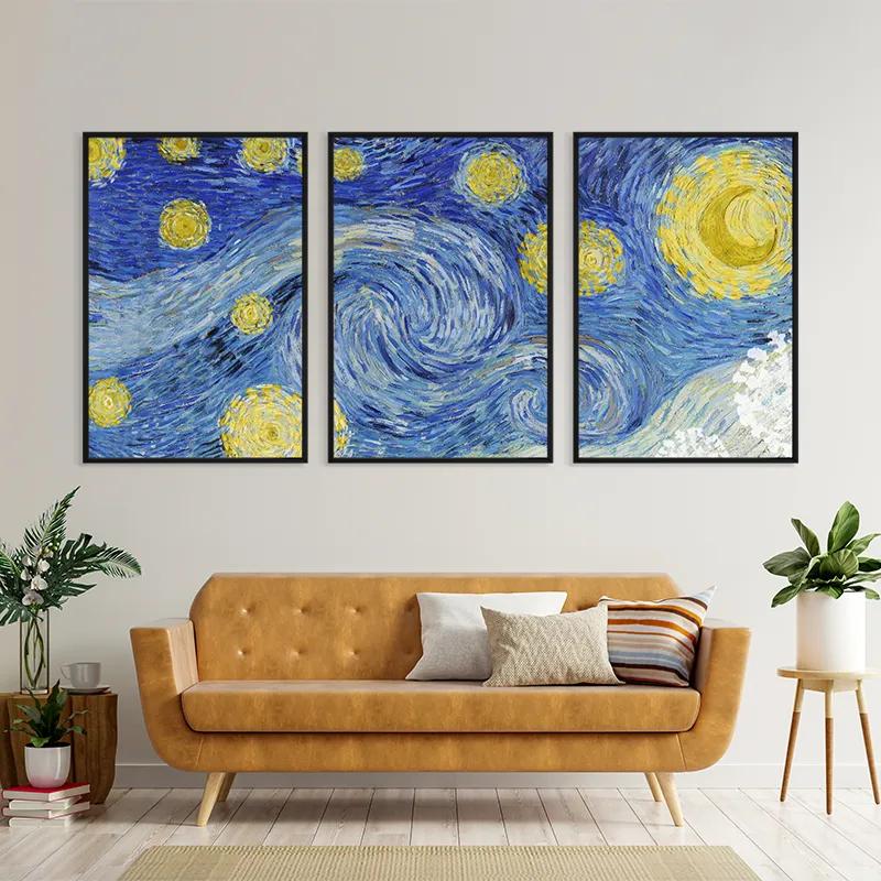 Mehrteiliges Leinwandbild Painting Set mockup 4