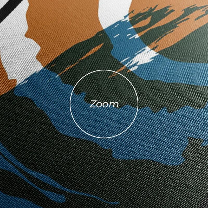 Mehrteiliges Leinwandbild Abstract Circles mockup 1