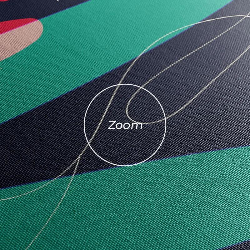 Mehrteiliges Leinwandbild Abstract Face mockup 1