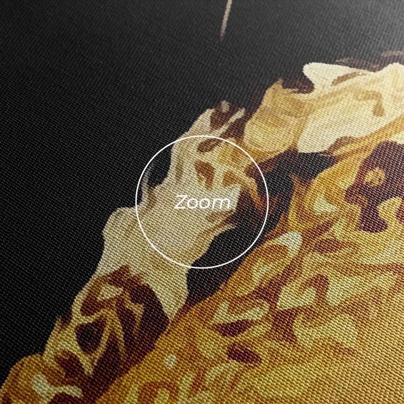 Mehrteiliges Leinwandbild Goldenlack Set mockup 1