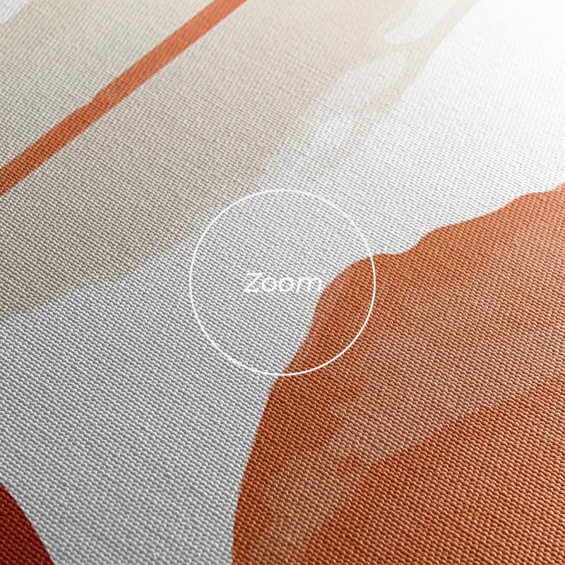 Mehrteiliges Leinwandbild Orangelue Set mockup 1