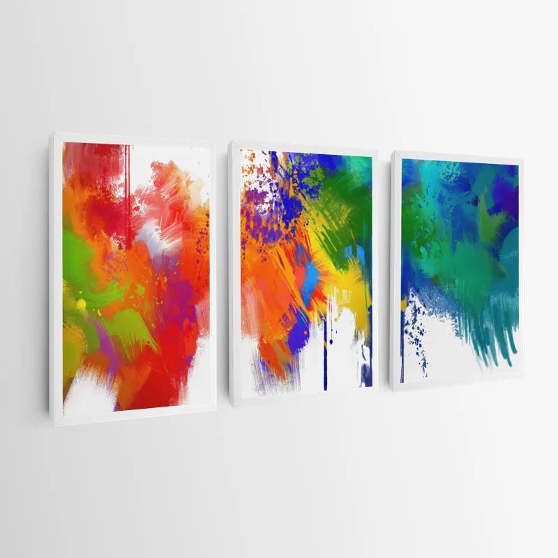 Mehrteiliges Leinwandbild Colorful Set mockup 0