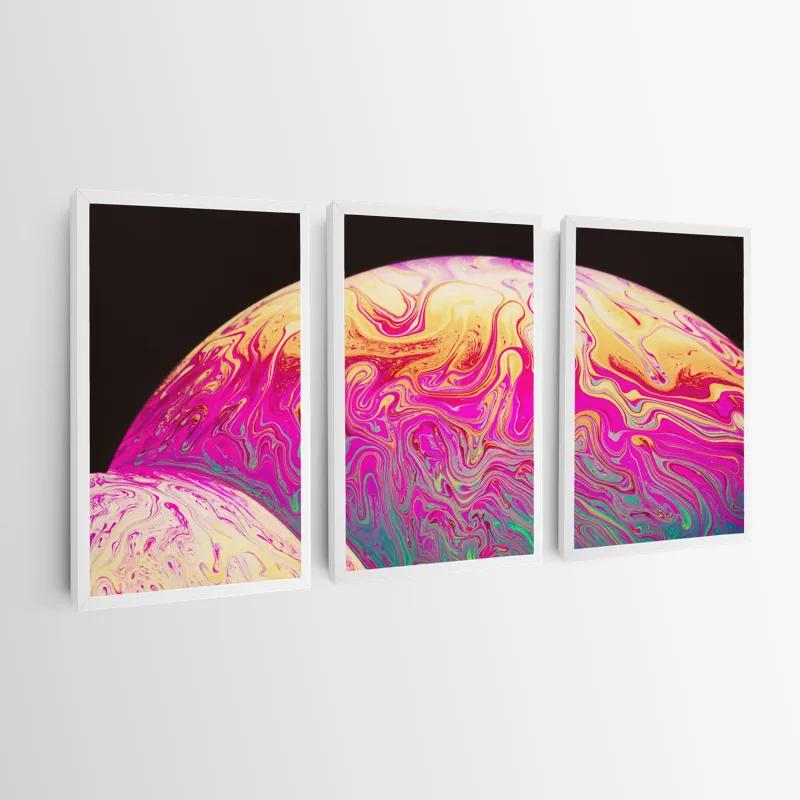 Mehrteiliges Leinwandbild Planet mockup 0