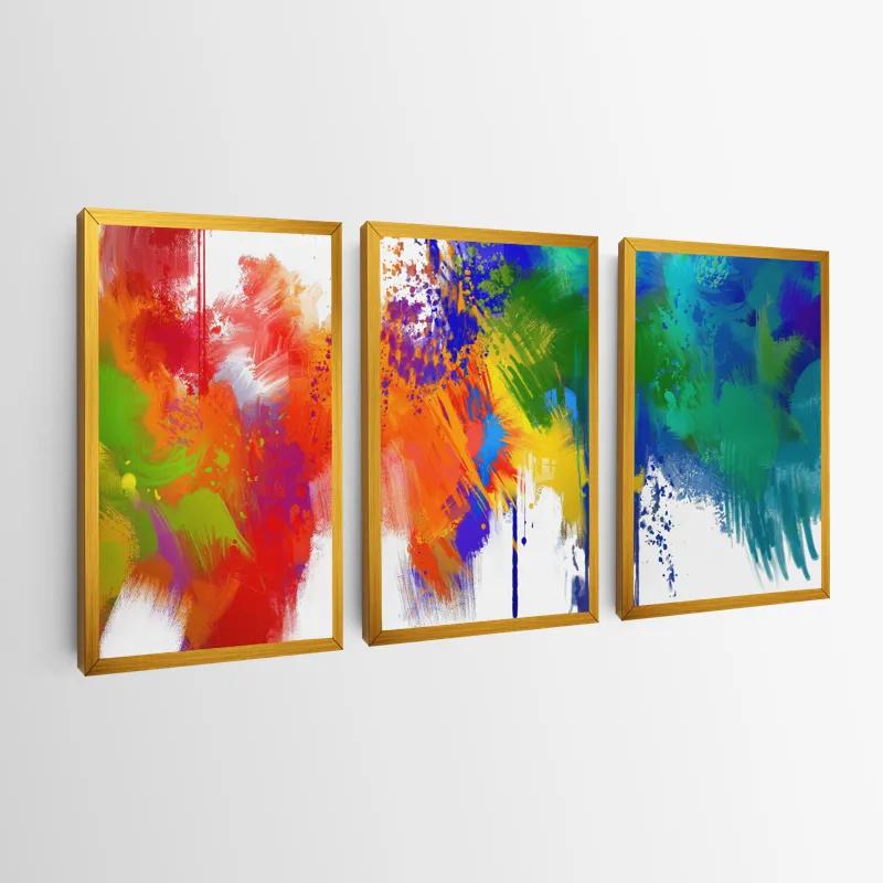 Mehrteiliges Leinwandbild Colorful Set mockup 0