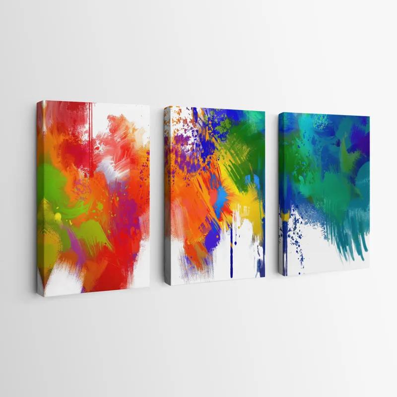 Mehrteiliges Leinwandbild Colorful Set mockup 0