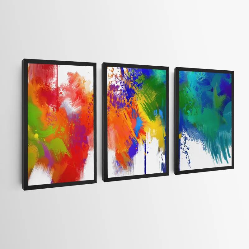 Mehrteiliges Leinwandbild Colorful Set mockup 0