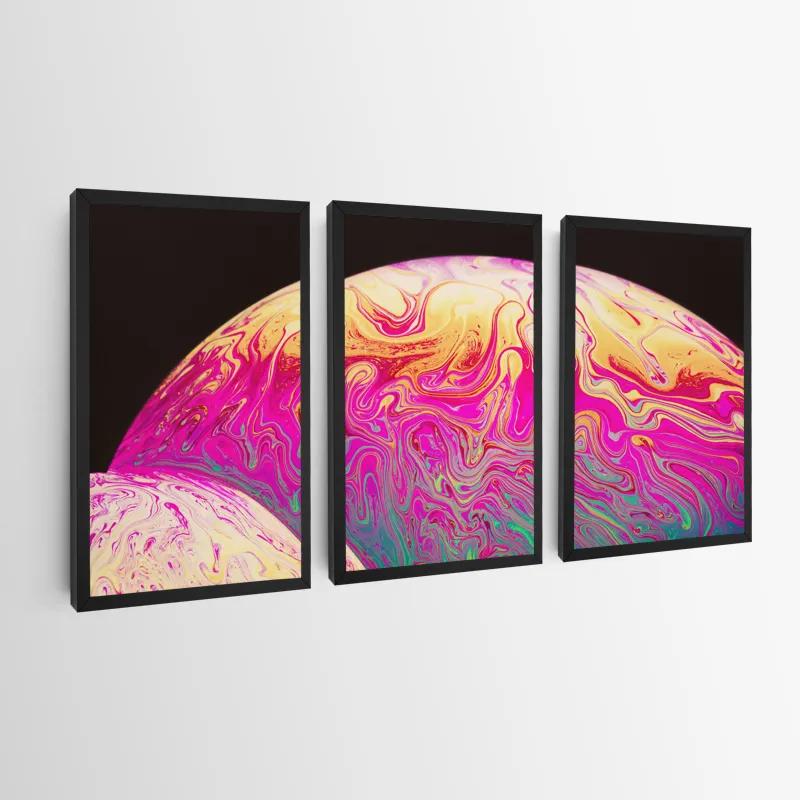 Mehrteiliges Leinwandbild Planet mockup 0