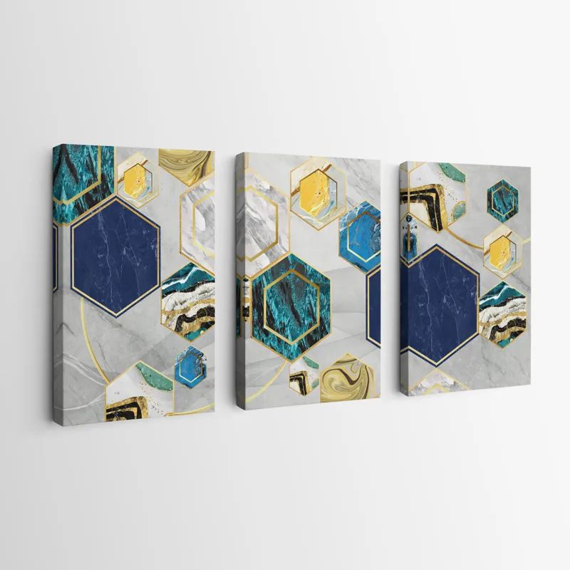 Marble Hexagon mockup 0