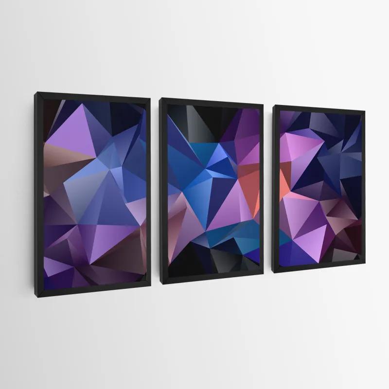 Mehrteiliges Leinwandbild Purple Shades mockup 0