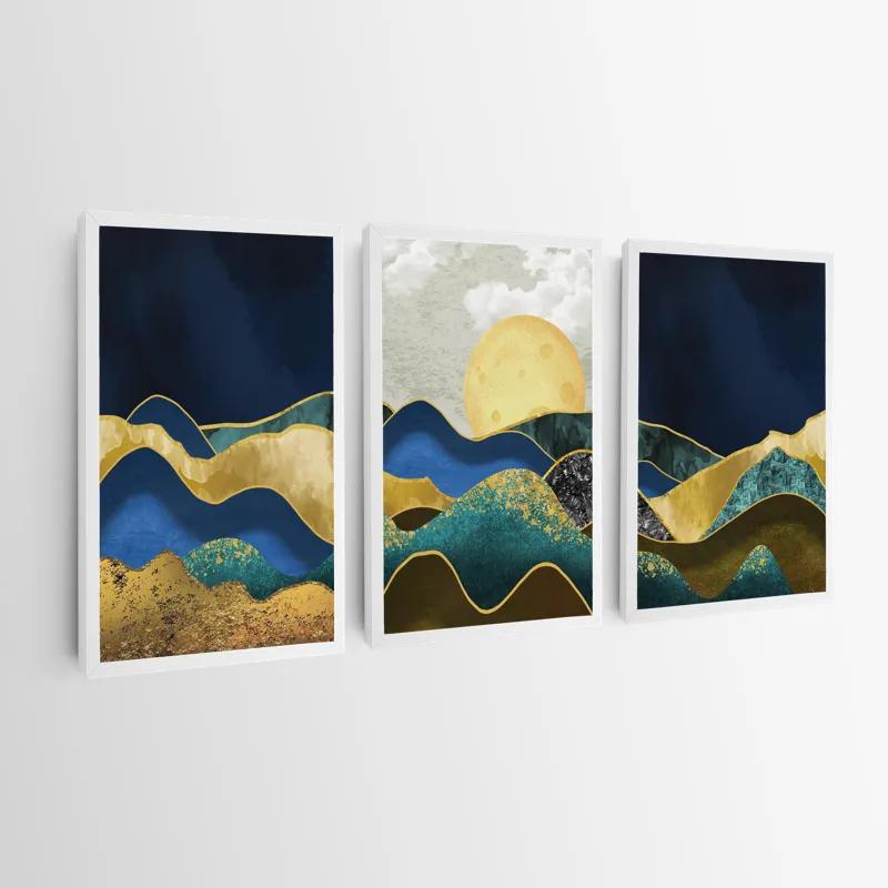 Mehrteiliges Leinwandbild Marble Mountains mockup 0