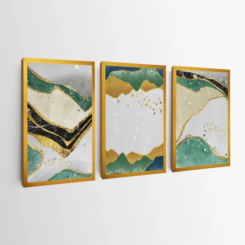 Mehrteiliges Leinwandbild Abstract Continent mockup 0