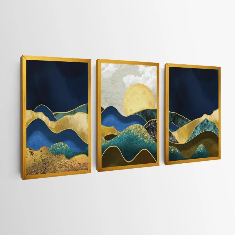 Mehrteiliges Leinwandbild Marble Mountains mockup 0