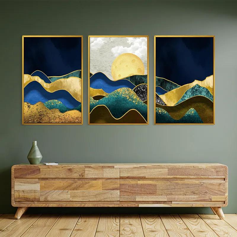 Mehrteiliges Leinwandbild Marble Mountains mockup 2