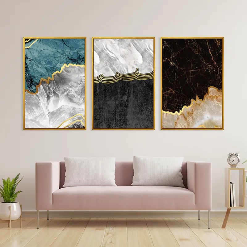 Abstract Silver Waves mockup 3