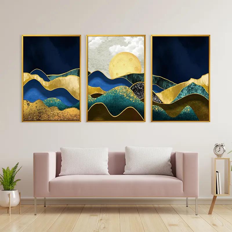 Mehrteiliges Leinwandbild Marble Mountains mockup 3