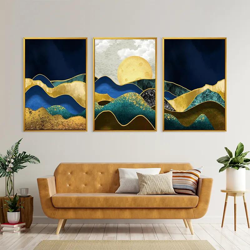 Mehrteiliges Leinwandbild Marble Mountains mockup 4