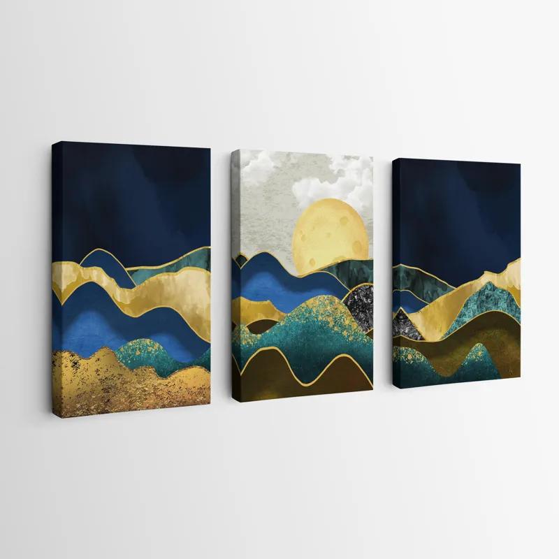 Mehrteiliges Leinwandbild Marble Mountains mockup 0