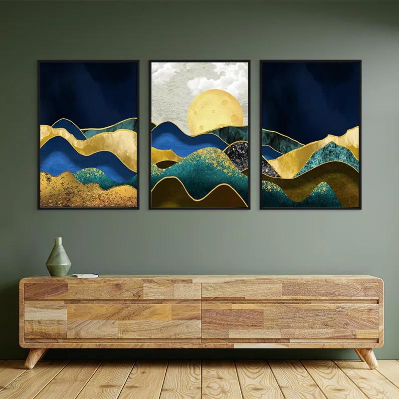 Mehrteiliges Leinwandbild Marble Mountains mockup 2