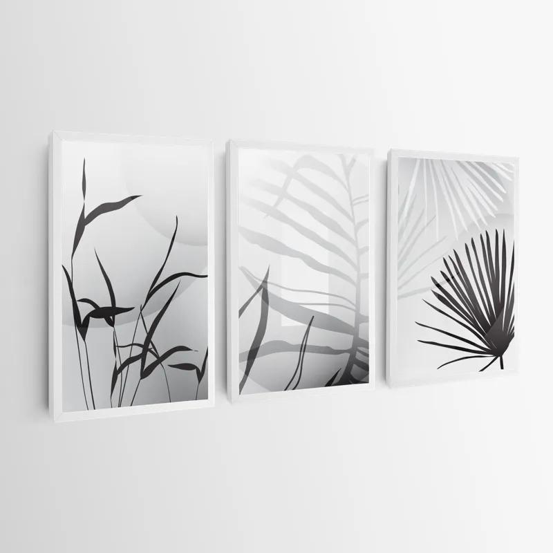 Mehrteiliges Leinwandbild Leaf Shadow mockup 0