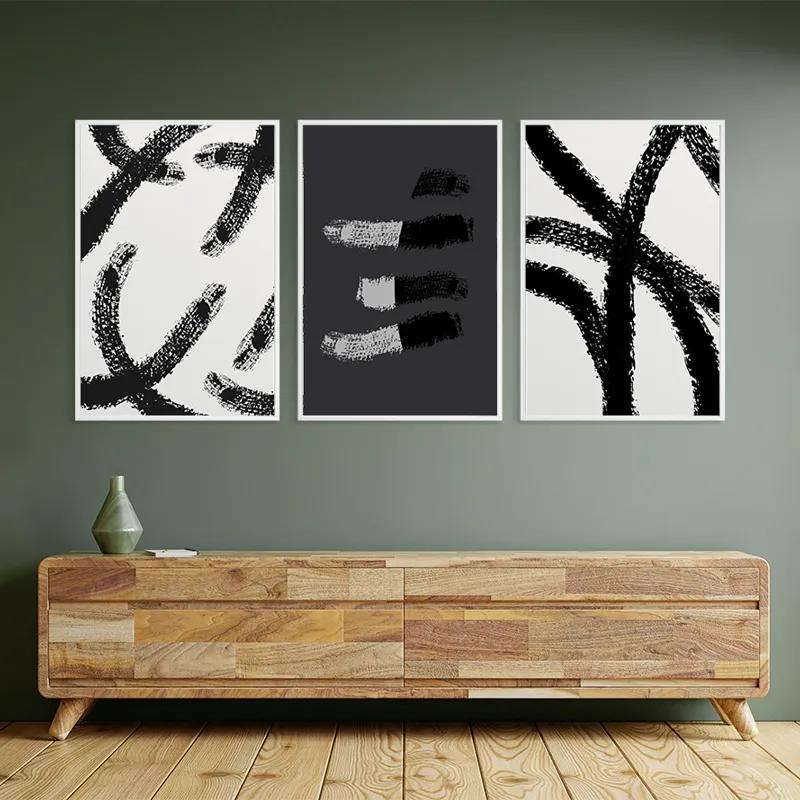 Mehrteiliges Leinwandbild Grey Shades mockup 2