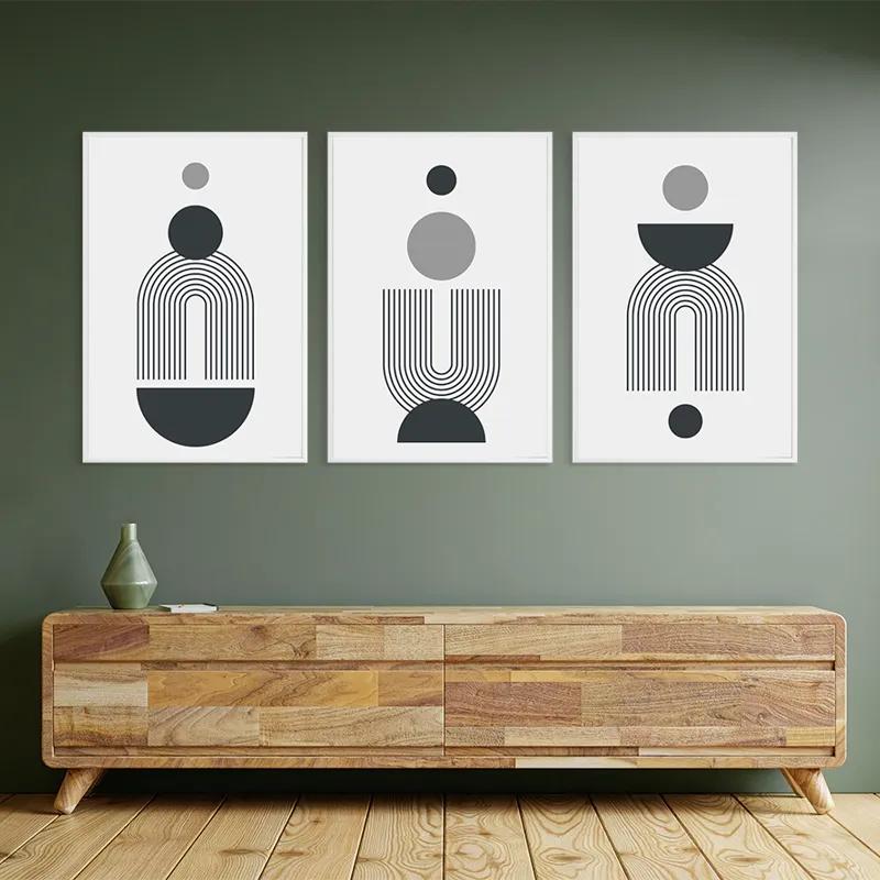 Mehrteiliges Leinwandbild Greyrt mockup 2