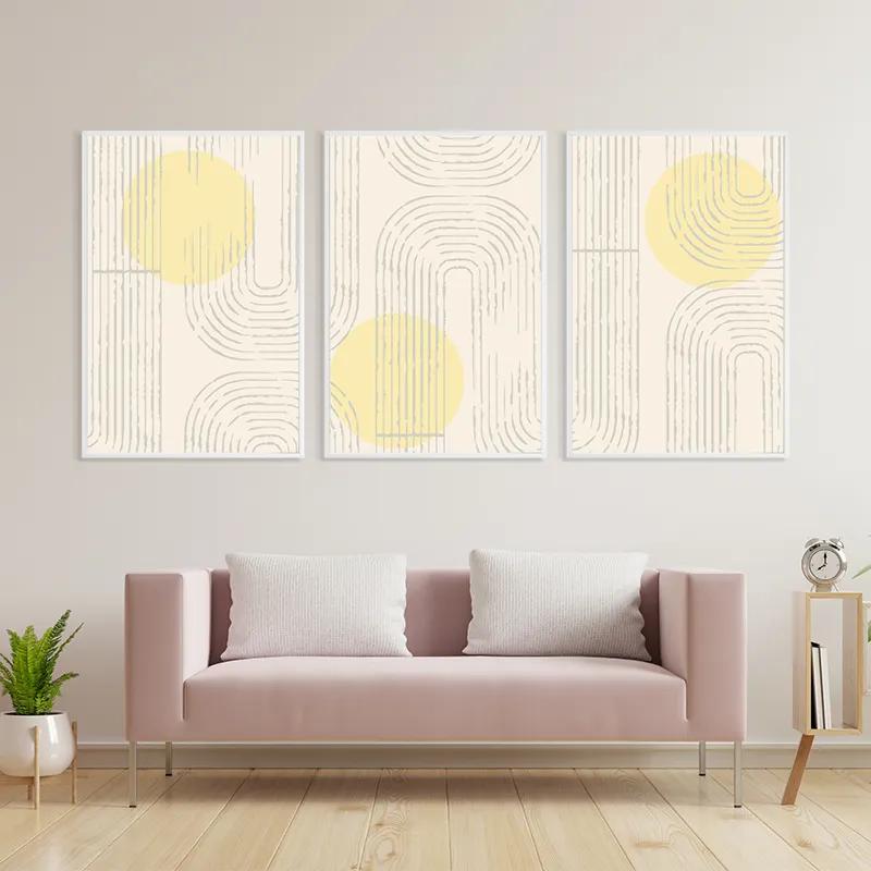 Mehrteiliges Leinwandbild Boho Home Decor mockup 3