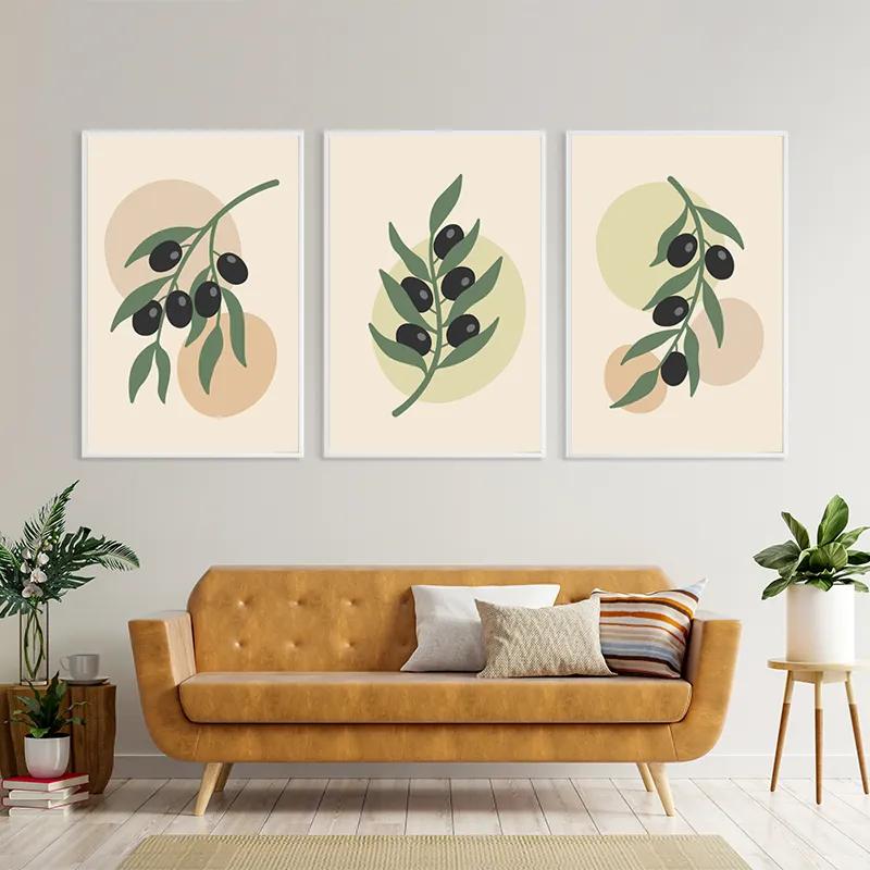 Mehrteiliges Leinwandbild Oliveranch mockup 4