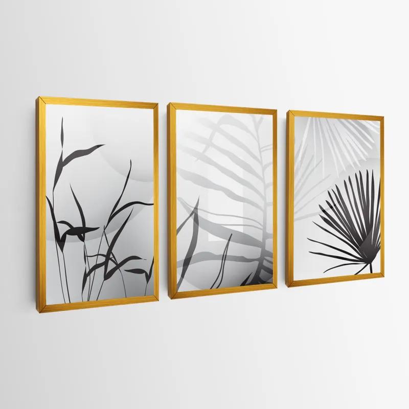 Mehrteiliges Leinwandbild Leaf Shadow mockup 0