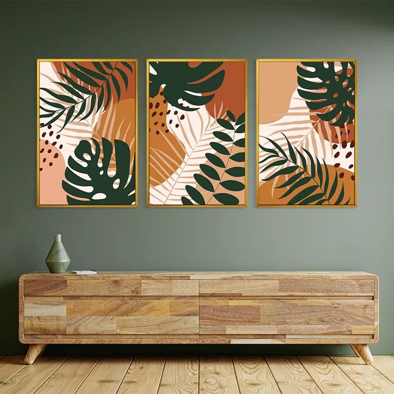 Tropical Green Leaves mockup 2