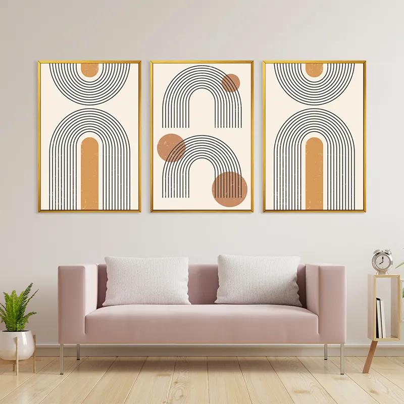 Mehrteiliges Leinwandbild Arch Poster Set mockup 3