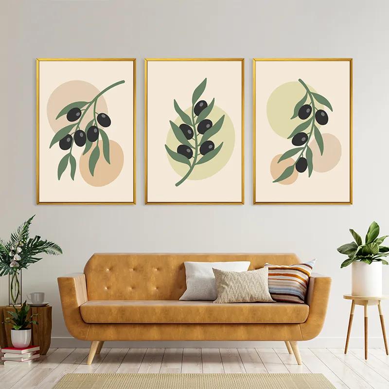 Mehrteiliges Leinwandbild Oliveranch mockup 4