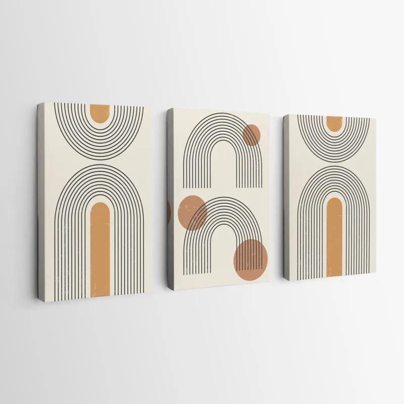 Mehrteiliges Leinwandbild Arch Poster Set mockup 0