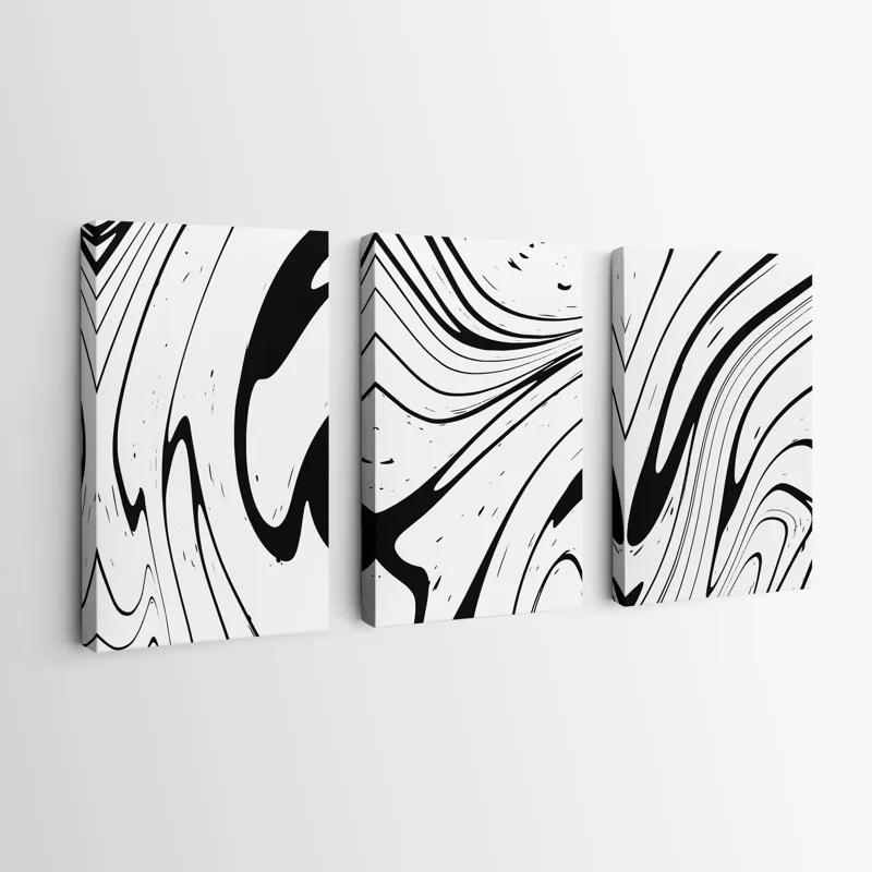 Mehrteiliges Leinwandbild White Marblert mockup 0