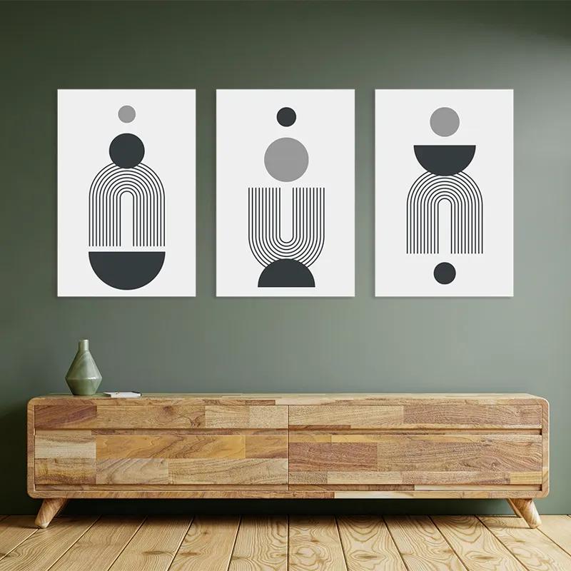 Mehrteiliges Leinwandbild Greyrt mockup 2