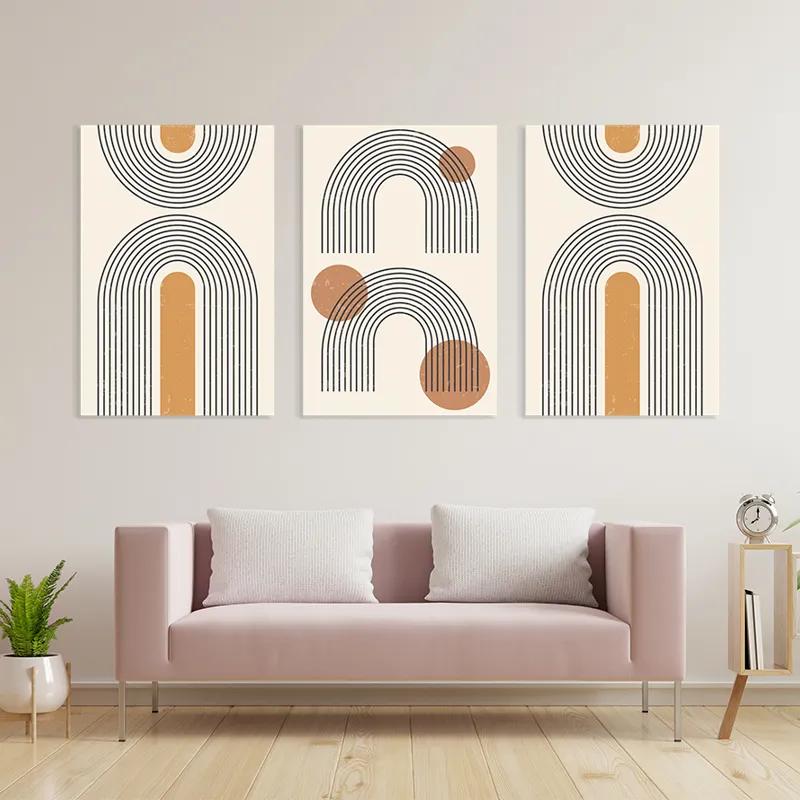 Mehrteiliges Leinwandbild Arch Poster Set mockup 3